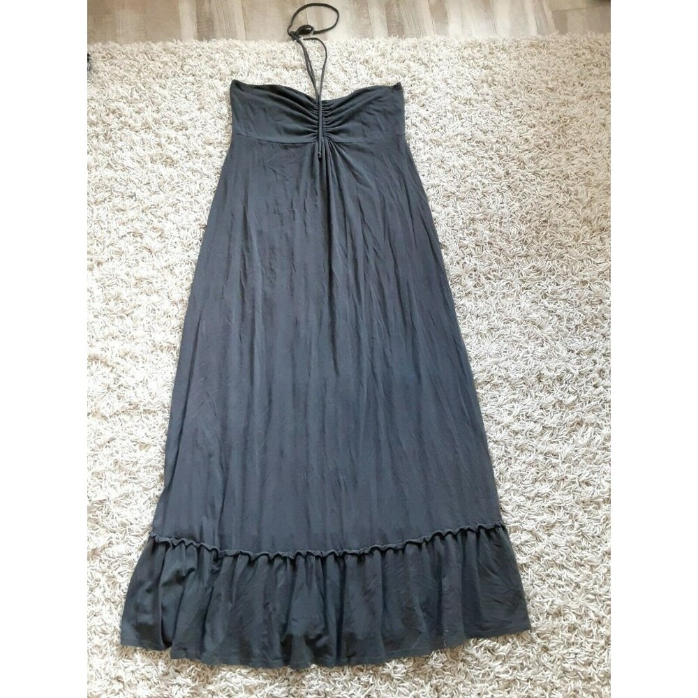 Womens Gray Maxi Gap Maternity Dress Size Large